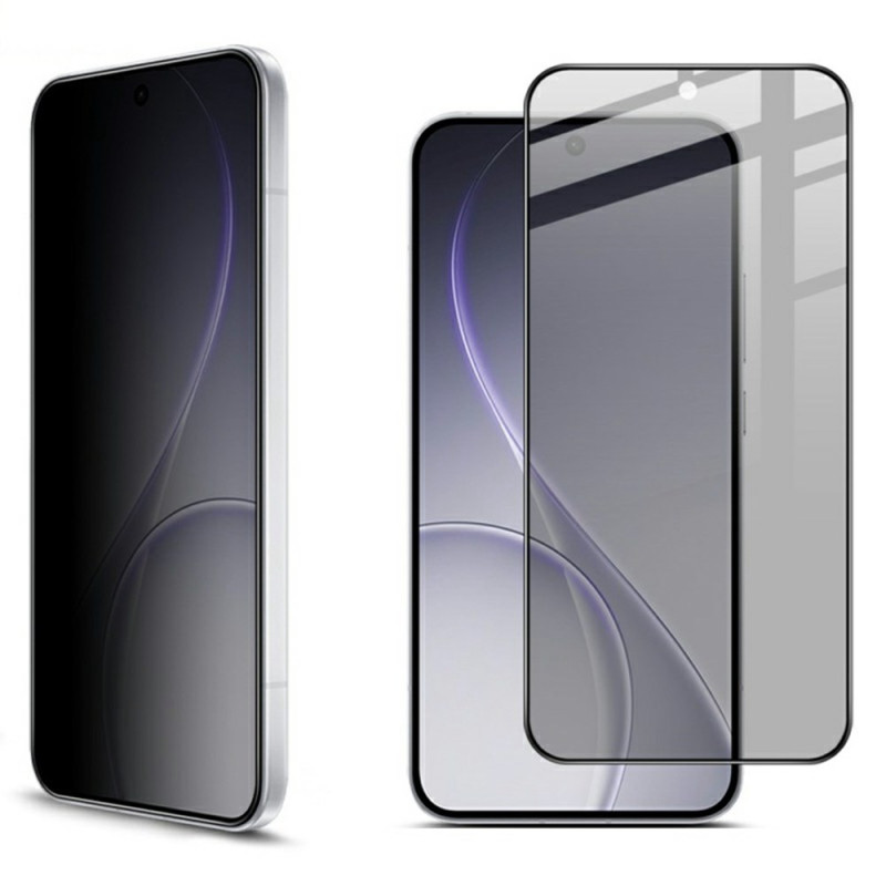 Anti-Espion-Schutz aus gehärtetem Glas für das Oppo Reno 15 5G Display (Entsperren durch Fingerabdruck)