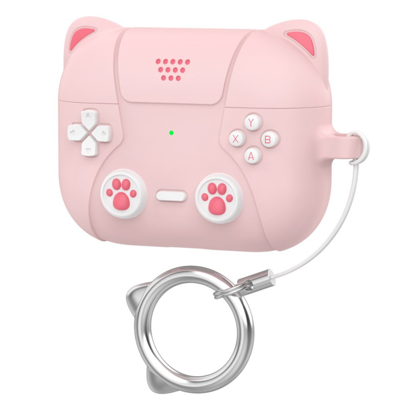 AirPods Pro Cover 3 Katzenpfoten mit Schlüsselanhänger