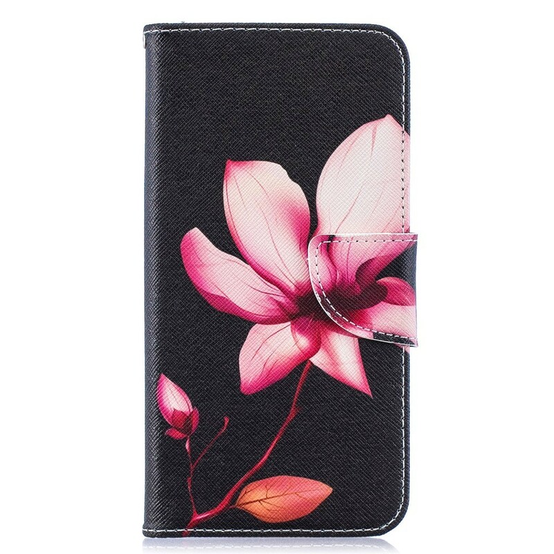 Samsung Galaxy A10 Hülle Blume Rosa