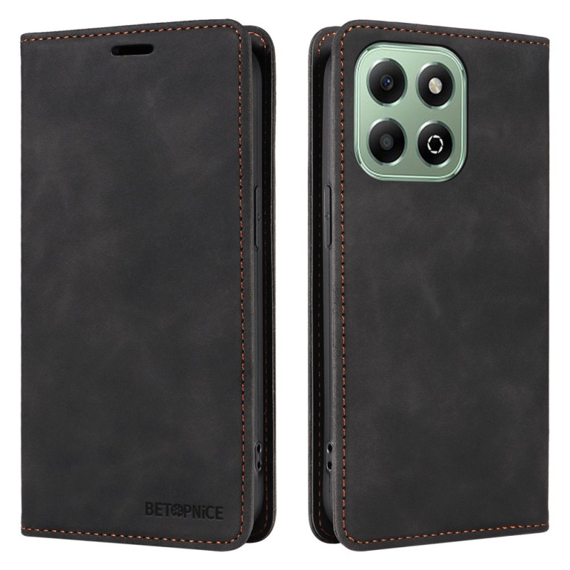 Flip Cover Honor X6c 4G / X6b 4G Wildleder-Effekt