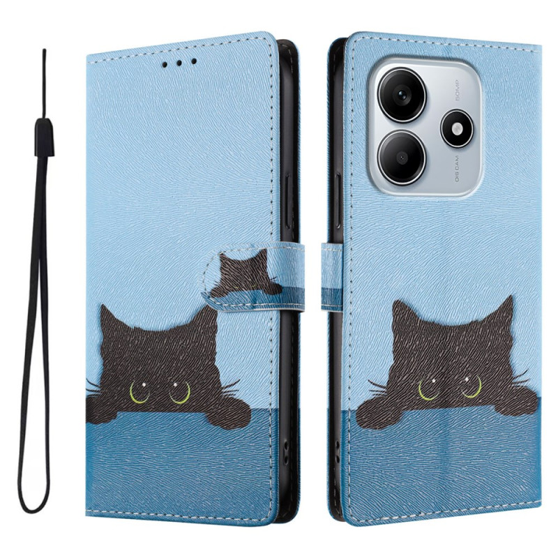 Housse Xiaomi Redmi Note 14 5G / Poco M7 Pro 5G Chat Noir