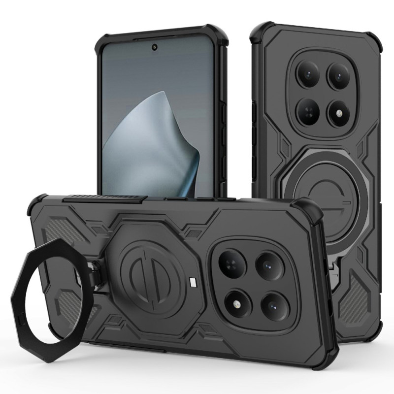 Coque Xiaomi Redmi Note 15 4G Magnétique avec Support Métallique Rotatif