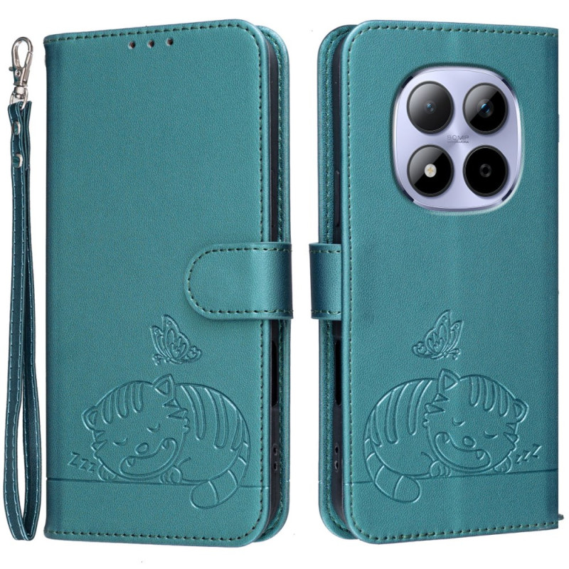 Housse Xiaomi Redmi Note 15 Pro 4G Motif Chat (blocage RFID)