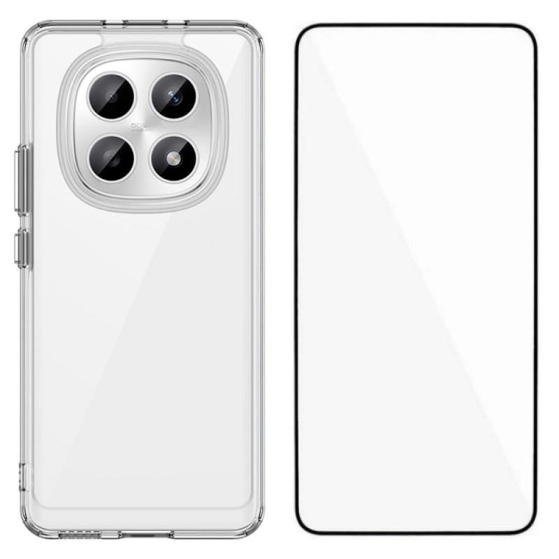 Coque Xiaomi Redmi Note 15 Pro 4G Transparente avec Protecteur Écran
