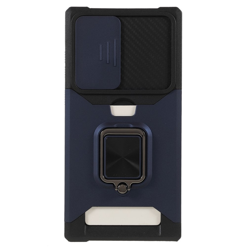 Coque Samsung Galaxy S26 Ultra Support Pliable et Protection Caméra Coulissante