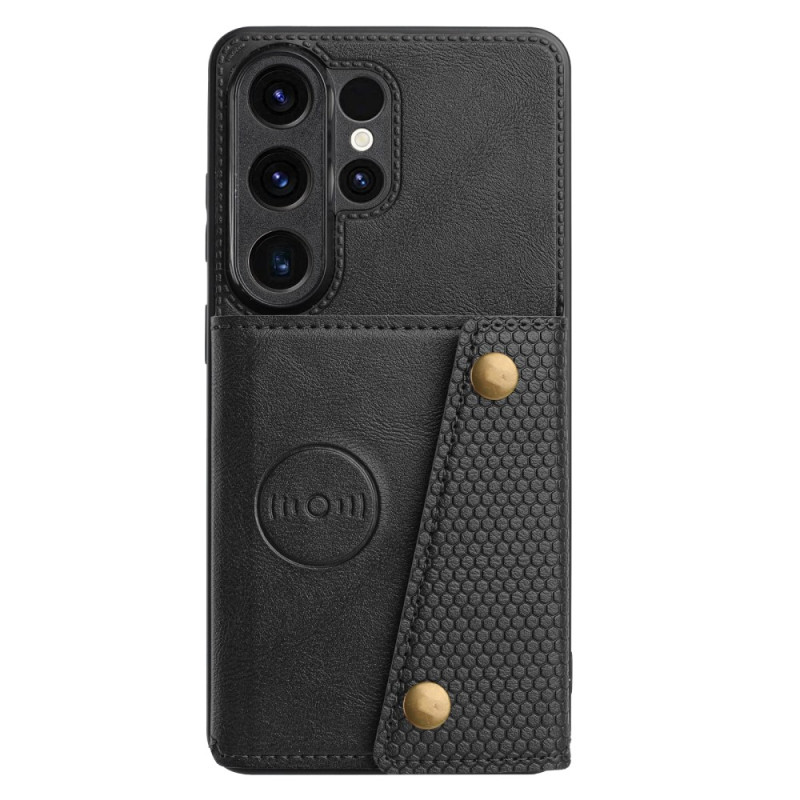 Coque Samsung Galaxy S26 Ultra Simili Cuir avec Porte-Cartes