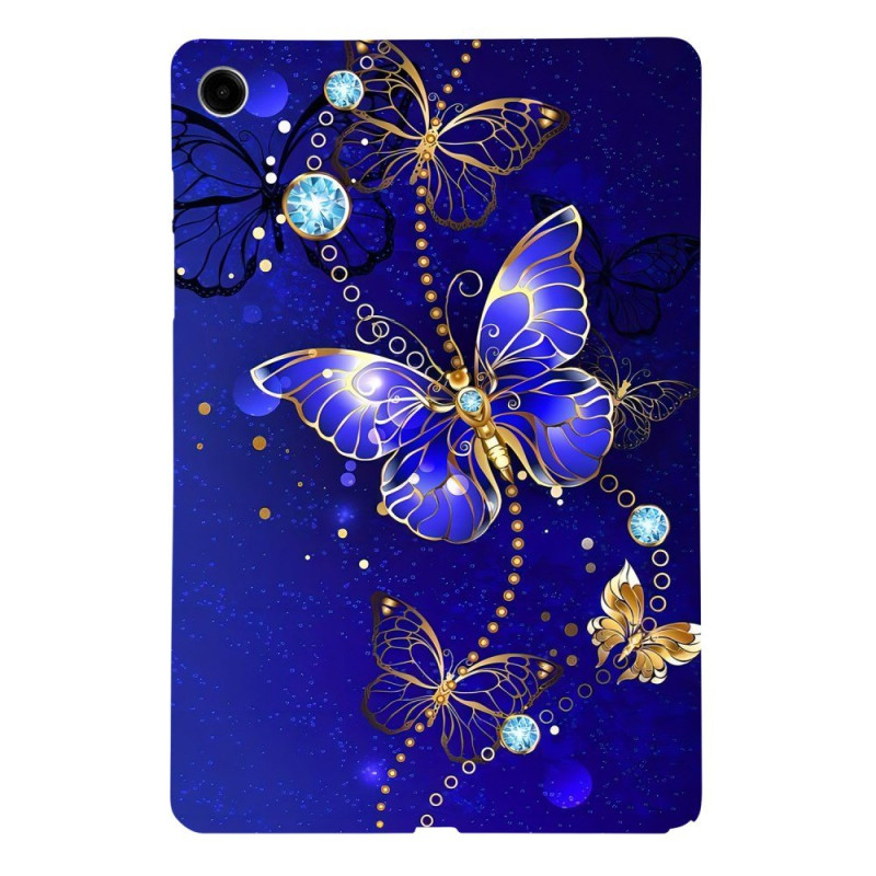 Samsung Galaxy Tab A11 Plus Schmetterling Cover Blau
