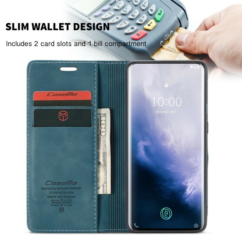 Flip Cover OnePLus 7 Pro CASEME Kunstleder