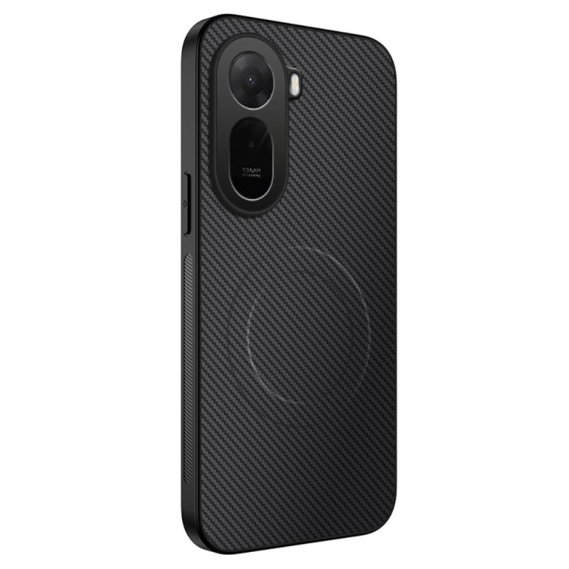 Xiaomi Redmi A7 Pro Cover Magnetisch Carbon Texture