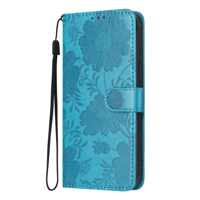 Motorola Edge 70 Geldbörse Floral Tasche
