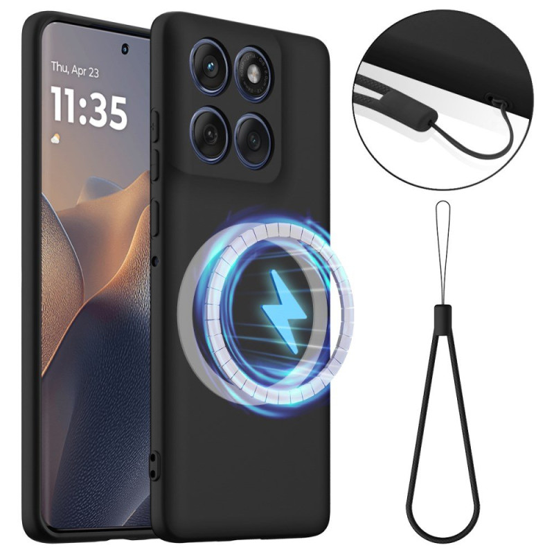 Motorola Edge 70 Magnetic Anti-Shock Cover mit Riemen