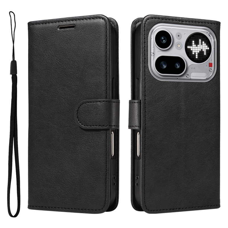 Hülle Nothing Phone (4a) Pro Uni-Leder-Effekt