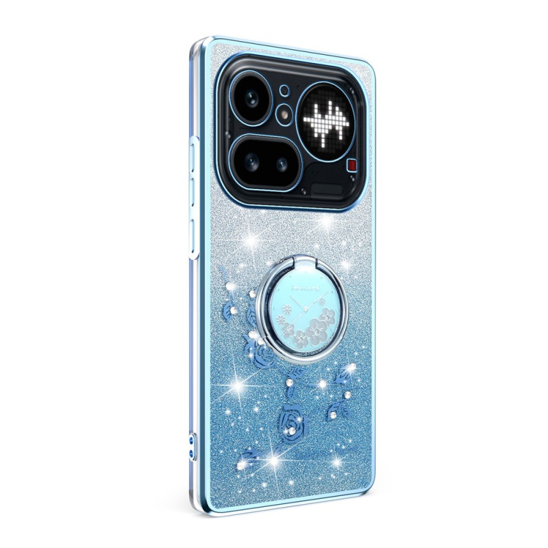 Coque Nothing Phone (4a) Pro Scintillante Anneau-Support KADEM