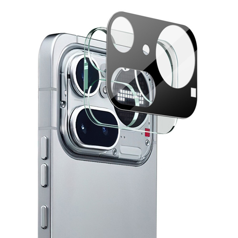 Schutzlinse aus gehärtetem Glas für Nothing Phone (4a) Pro (schwarz)