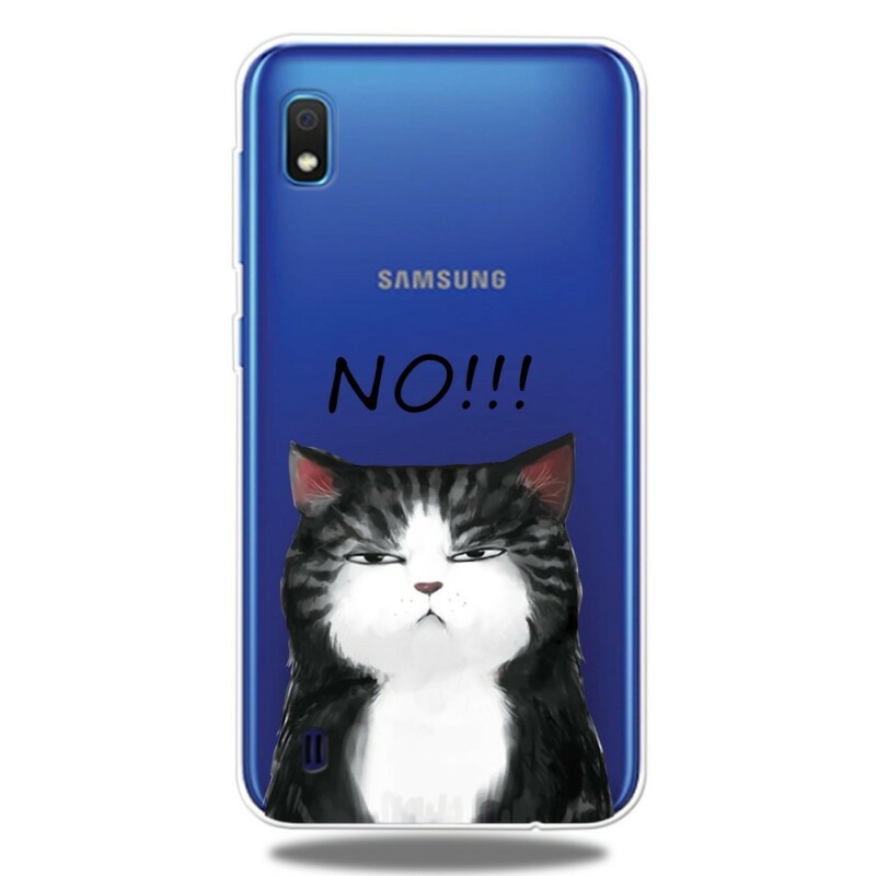 Samsung Galaxy A10 Cover Die Katze, die Nein sagt