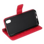 Huawei Y5 2019 Baum und Eulen Tasche mit Riemen