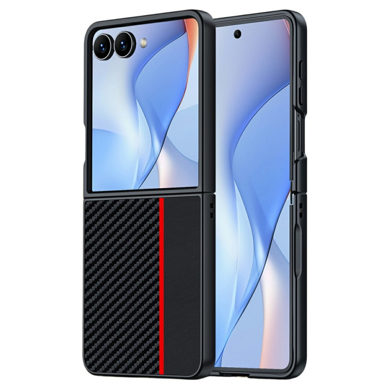 Coque Samsung Galaxy Z Flip 8 Effet Fibre de Carbone