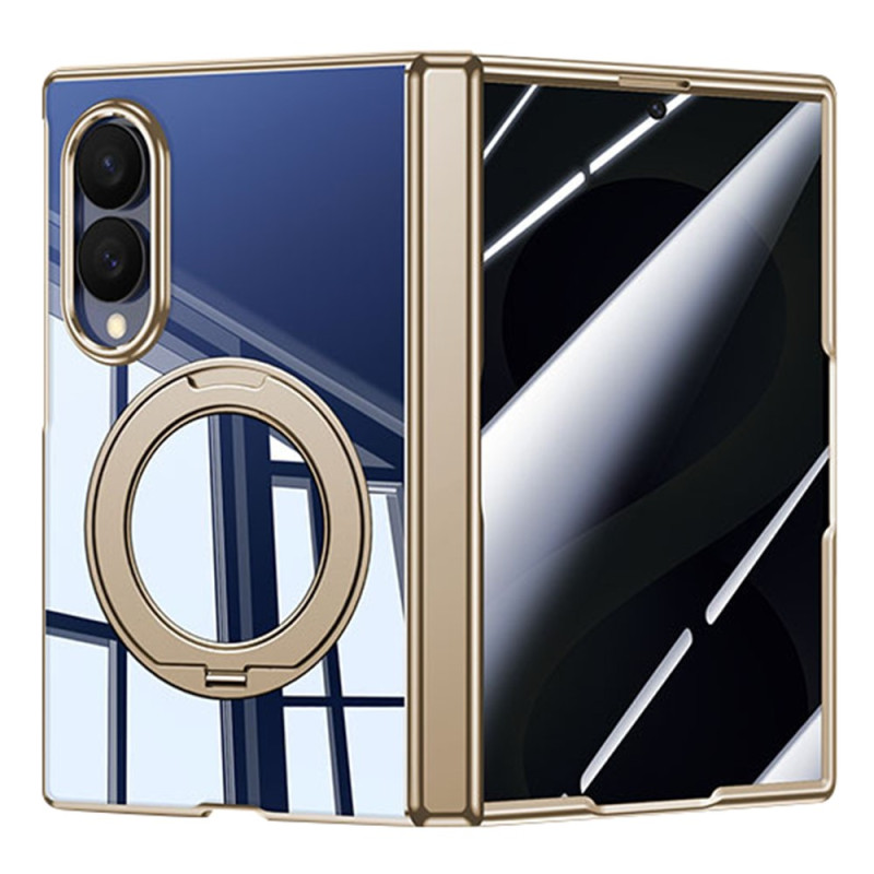 Magnetische Schutzhülle für das Samsung Galaxy Z Fold 8 mit drehbarem Ring und gehärtetem Anti-Spionage-Glas