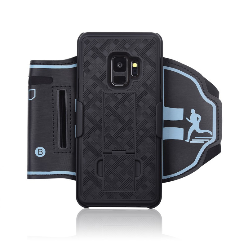 Sport-Armband mit Hartschalenhülle und Halterung für das Samsung Galaxy S9
