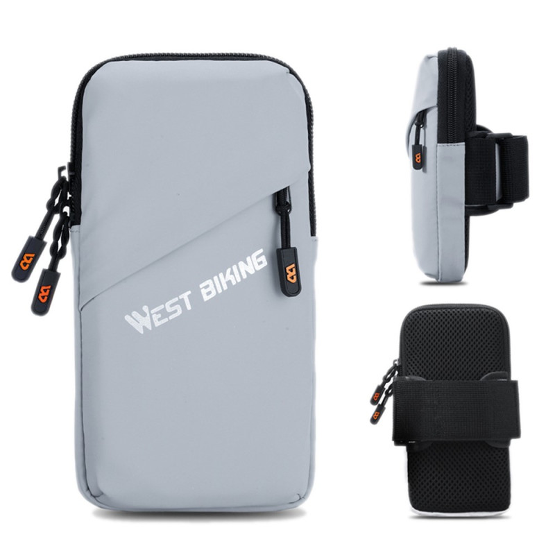 Sport-Armband für Smartphones mit Aufbewahrungstasche von WEST BIKING