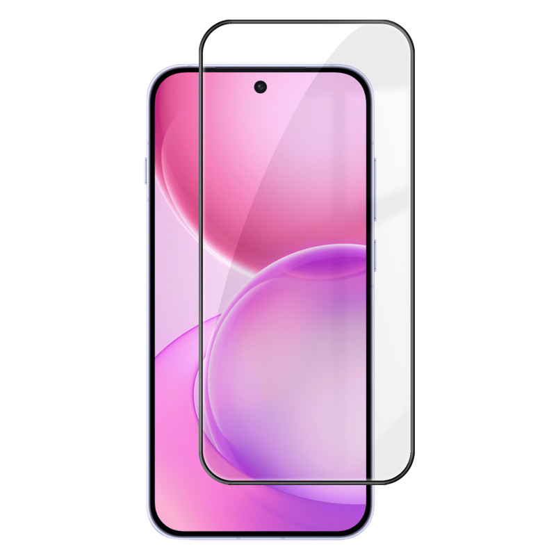 Vollflächiger Schutz aus gehärtetem Glas für das Display des Oppo Reno 16 5G