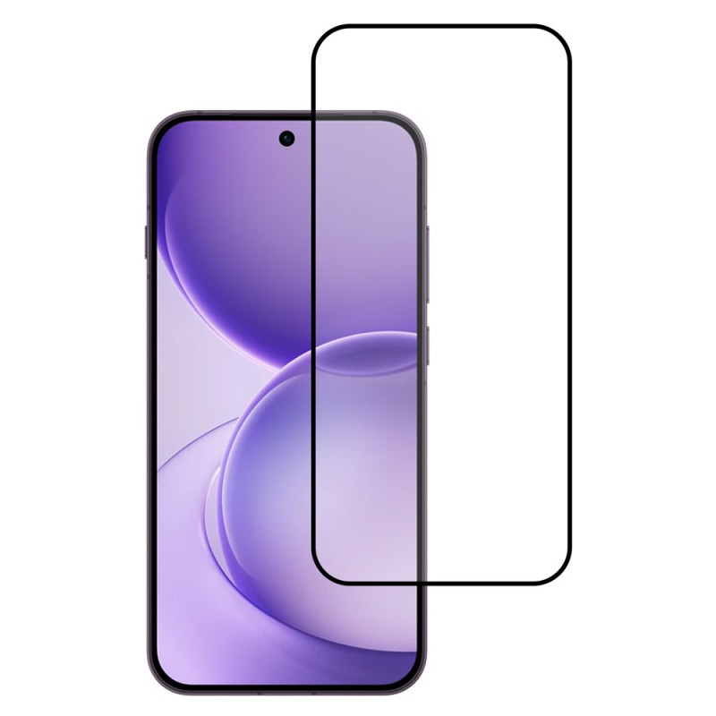 Vollflächiger Schutz aus gehärtetem Glas für das Display des Oppo Reno 16 F 5G / 16 FS 5G