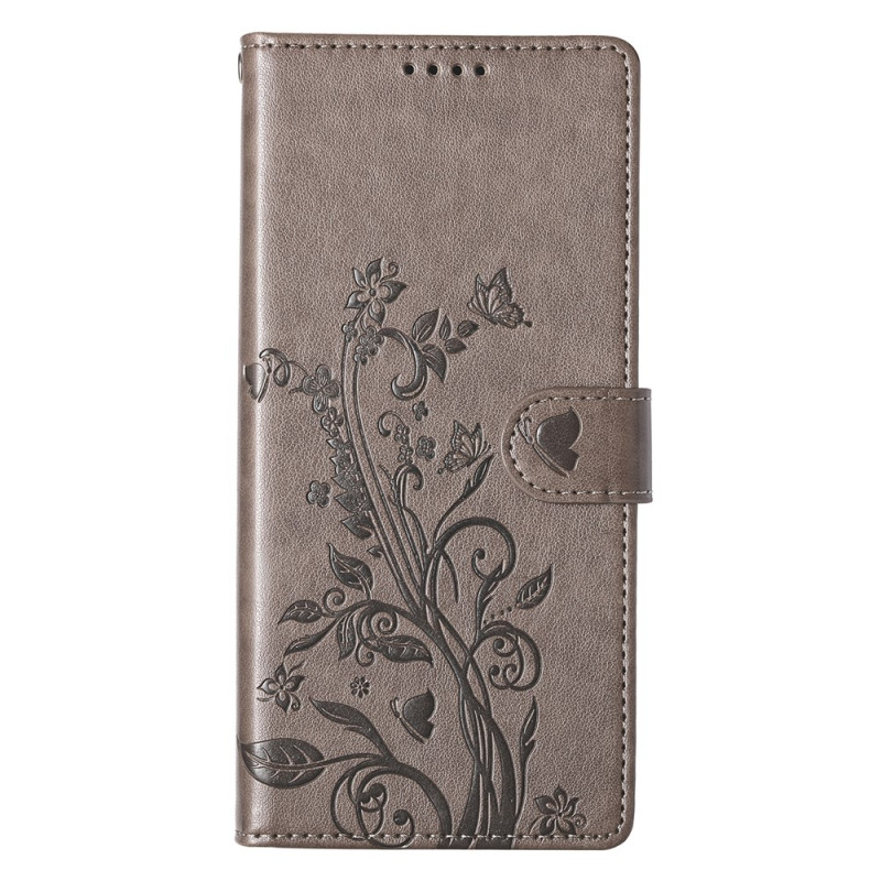 Hülle für das Xiaomi Redmi Note 17 Pro Max 5G mit Blumen- und Schmetterlingsmotiv