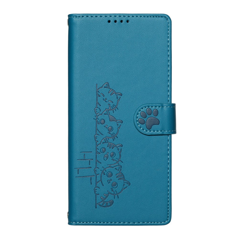 Hülle für das Xiaomi Redmi Note 17 Pro Max 5G „Vier Katzen“