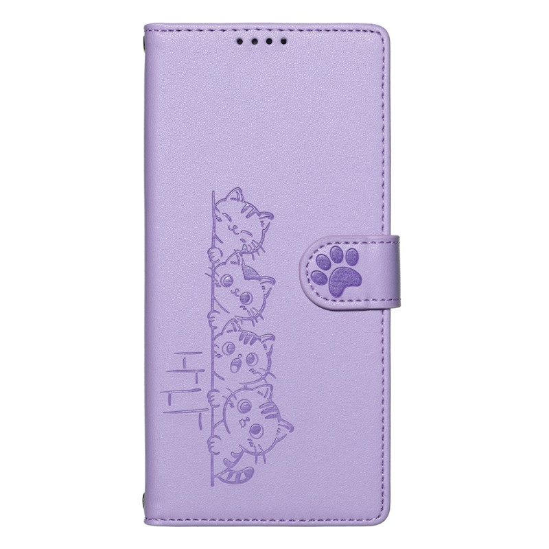 Hülle für das Xiaomi Redmi 17 5G / 4G „Vier Katzen“