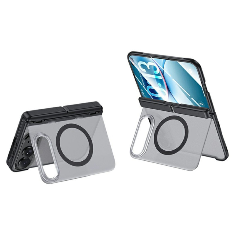 Magnetische iPhone-Hülle „Duo“ mit doppelter Halterung und gehärtetem Glas