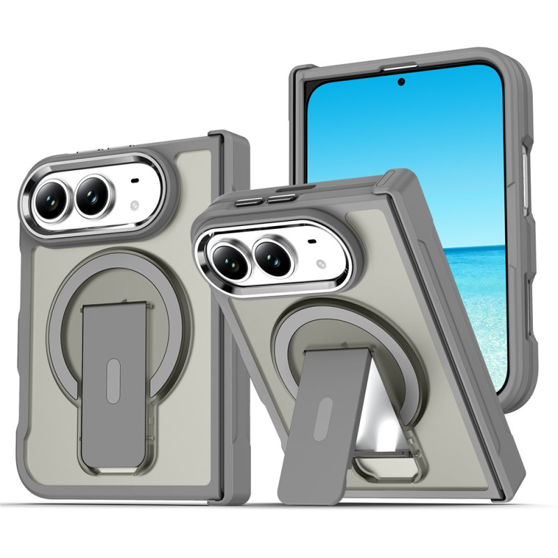 Rutschfeste iPhone-Hülle „Duo“ mit Magnetverschluss und versteckter Halterung