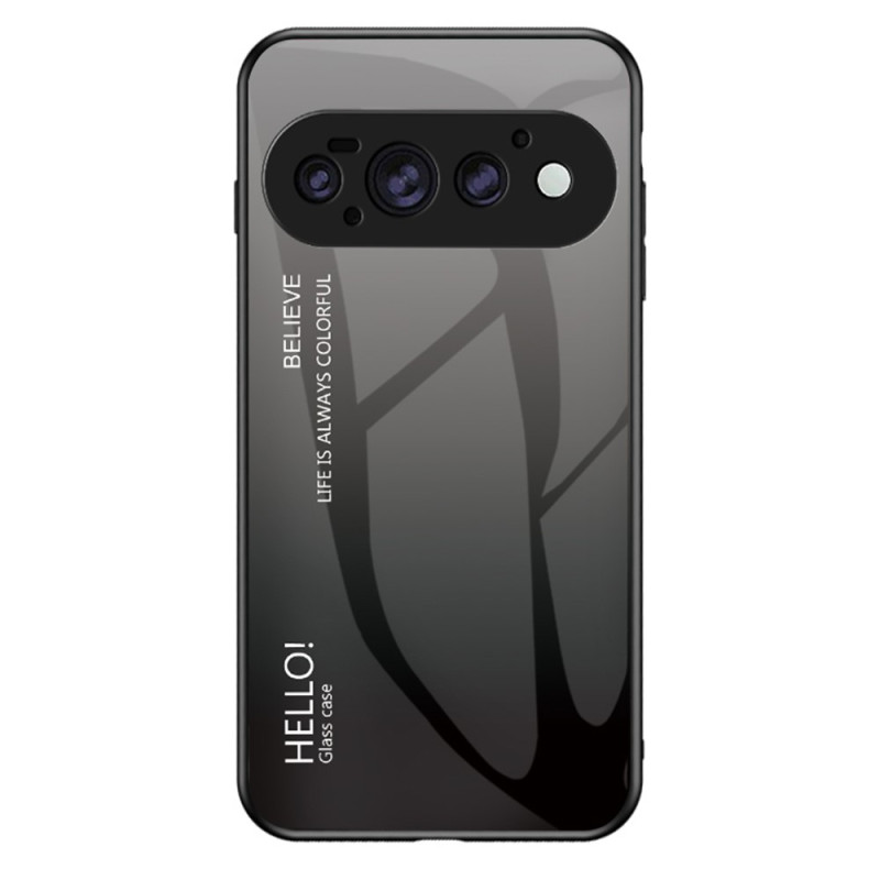 Google Pixel 11 Pro-Hülle aus gehärtetem Glas „Hello“