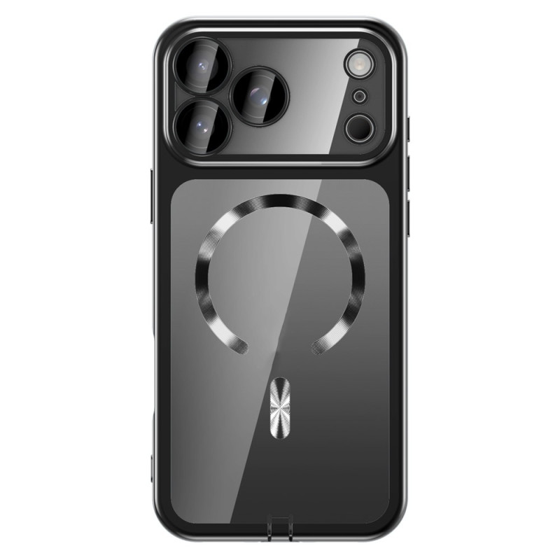 Durchsichtige, metallisch schimmernde, stoßfeste MagSafe-Hülle für das iPhone 18 Pro Max