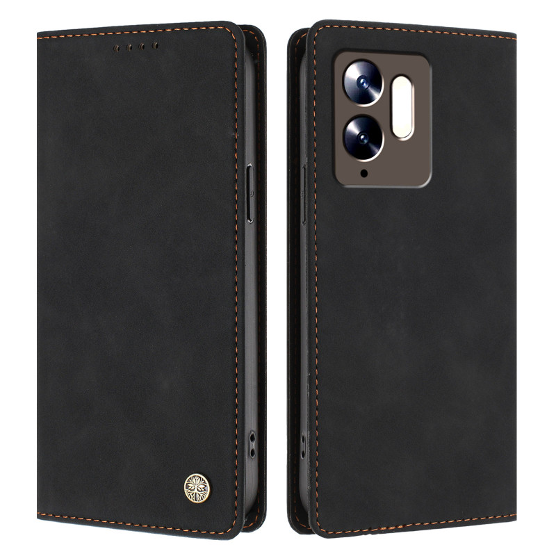 Flip-Cover für Poco C95 Pro in Wildlederoptik