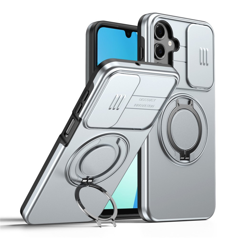Magnetische Schutzhülle für Samsung Galaxy A18 4G / A17 4G / 5G mit Kameraabdeckung und drehbarem Ring