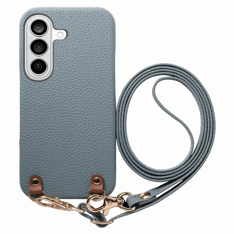 Samsung Galaxy A18 4G / A17 4G / 5G Schutzhülle mit Kordel im Leder-Design