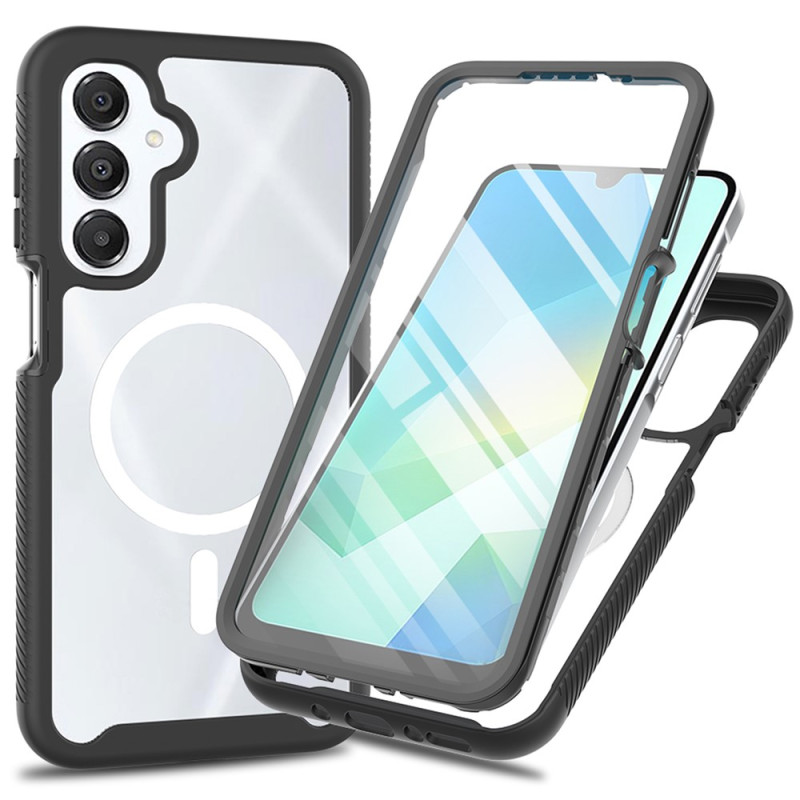 Transparente Magnethülle für Samsung Galaxy A18 4G / A17 4G / 5G mit PET-Displayschutzfolie