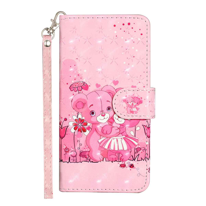 Samsung Galaxy S26 FE-Hülle mit Teddybären und Trageband