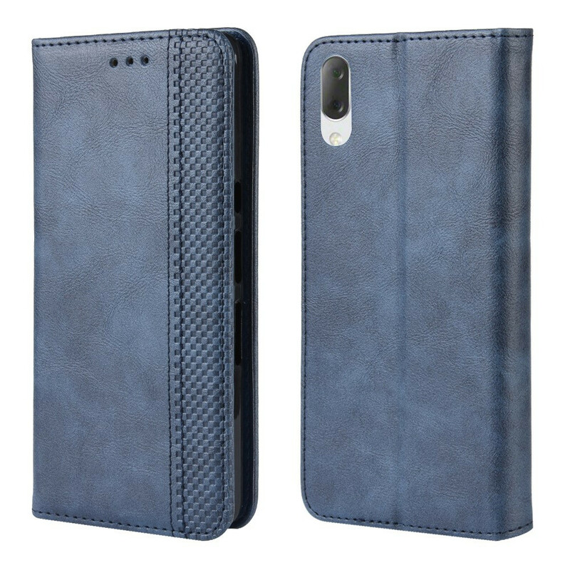 Flip Cover Sony Xperia L3 Style Leder Vintage Design