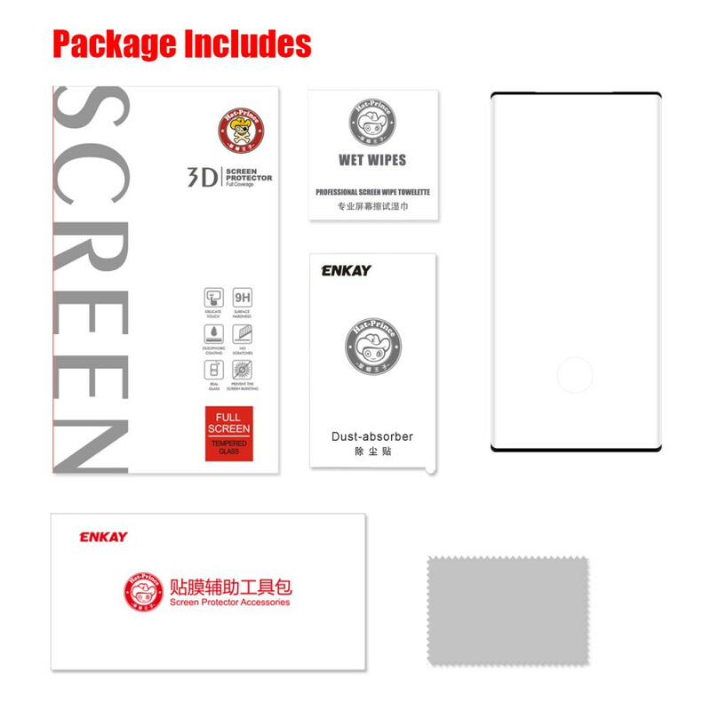 Schutz aus gehärtetem Glas für Samsung Galaxy Note 10 Plus HAT PRINCE