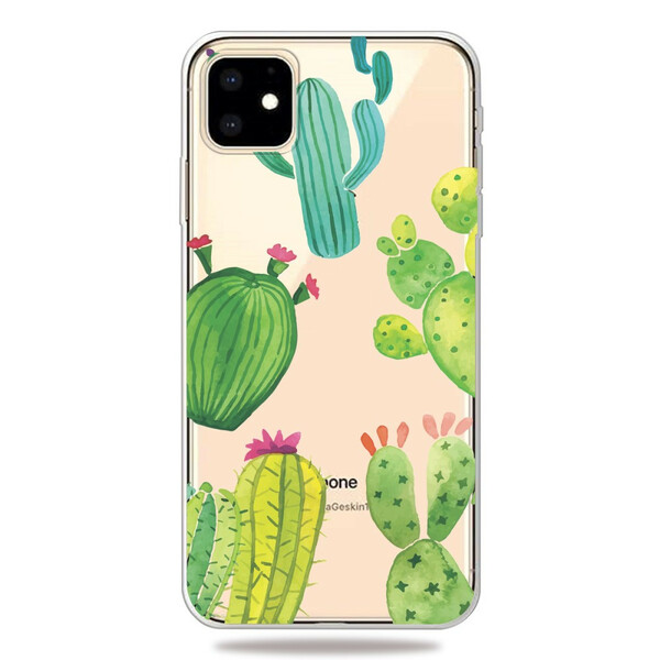 iPhone 11 Cactus Aquarell Cover