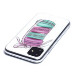 Transparentes iPhone 11 Cover Macarons Gourmands