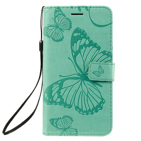 iPhone 11 Hülle Riesige Schmetterlinge mit Riemen