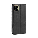 Flip Cover iPhone 11 Vintage Styled Leather Effect