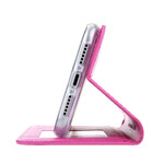 Flip Cover iPhone 11 Lederoptik Seidenstruktur