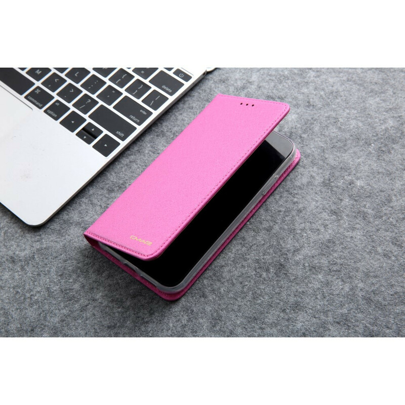 Flip Cover iPhone 11 Lederoptik Seidenstruktur