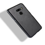 LG G8 ThinQ Cover Lederoptik Litschi