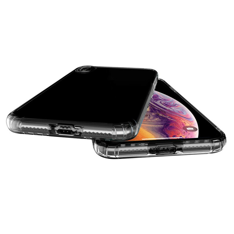 Transparentes iPhone XS Max Cover LEEU Schutzkissen