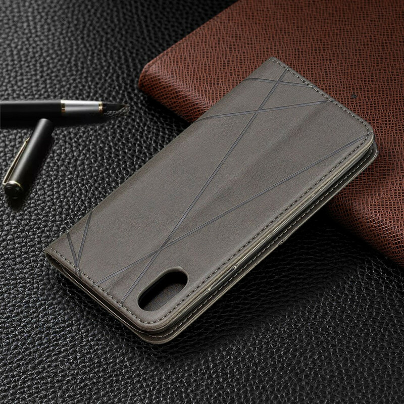 Flip Cover iPhone X Style Künstlerin