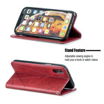 Flip Cover iPhone X Style Künstlerin